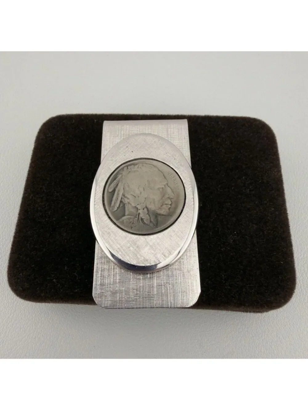 Authentic 1929 US Indian Head Penny Money Clip by C.D. Foster